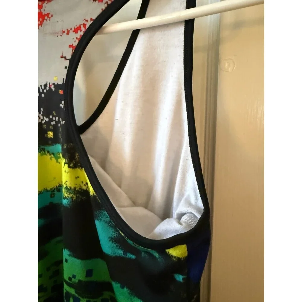 FILA women’s size small abstract multicolor tank top - Picture 10 of 10